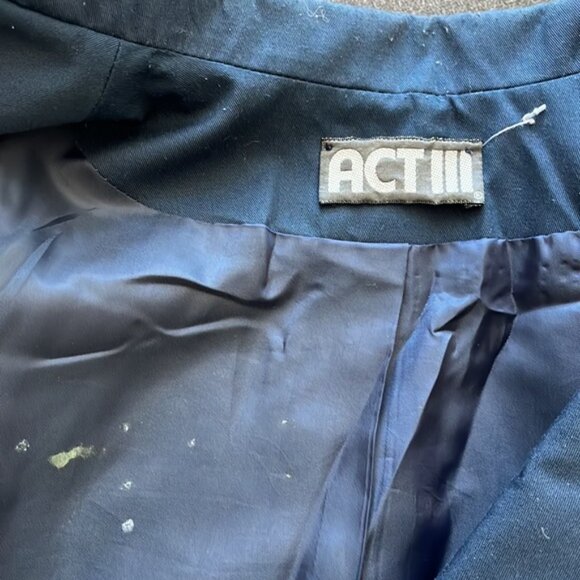 Vintage 90’s Hand Painted Christmas Blazer Jacket Ugly Christmas Sweater - Picture 9 of 9